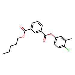 Isophthalic acid, 4-chloro-3-methylphenyl pentyl ester