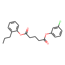 Glutaric acid, 3-chlorophenyl 2-propylphenyl ester
