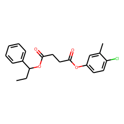 Succinic acid, 4-chloro-3-methylphenyl 1-phenylpropyl ester