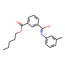 Isophthalic acid, monoamide, N-(3-methylphenyl)-, pentyl ester