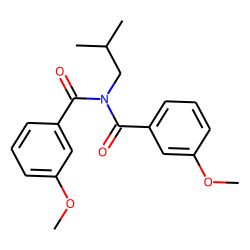 Benzamide, 3-methoxy-N-(3-methoxybenzoyl)-N-isobutyl-