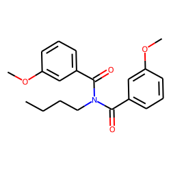 Benzamide, 3-methoxy-N-(3-methoxybenzoyl)-N-butyl-