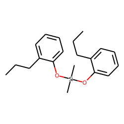Silane, dimethyldi(2-propylphenoxy)-
