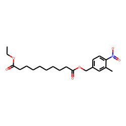 Sebacic acid, ethyl 3-methyl-4-nitrobenzyl ester