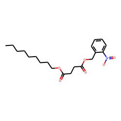 Succinic acid, 2-nitrobenzyl nonyl ester