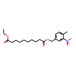 Sebacic acid, ethyl 4-methyl-3-nitrobenzyl ester