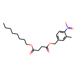 Succinic acid, 3-methyl-4-nitrobenzyl octyl ester