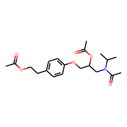 1-(2-Acetoxyethyl)-4-[2-acetoxy-3-acetyl(isopropyl)aminopropyl]benzene