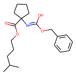 1-Aminocyclopentanecarboxylic acid, N-(benzyloxycarbonyl)-, isohexyl ester