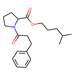 L-Proline, N-(3-phenylpropionyl)-, isohexyl ester