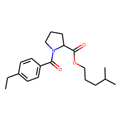 L-Proline, N-(4-ethylbenzoyl)-, isohexyl ester