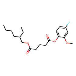 Glutaric acid, 2-ethylhexyl 4-fluoro-2-methoxyphenyl ester