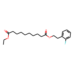 Sebacic acid, ethyl 2-(2-fluorophenyl)ethyl ester