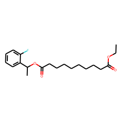 Sebacic acid, ethyl 1-(2-fluorophenyl)ethyl ester