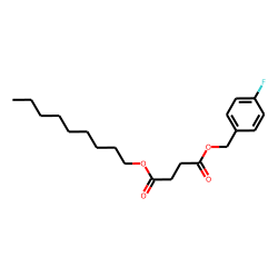 Succinic acid, 4-fluorobenzyl nonyl ester