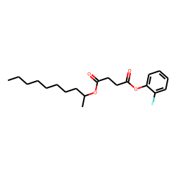 Succinic acid, dec-2-yl 2-fluorophenyl ester