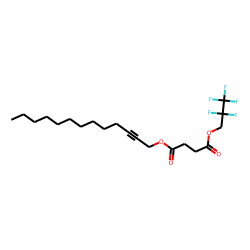 Succinic acid, tridec-2-yn-1-yl 2,2,3,3,3-pentafluoropropyl ester