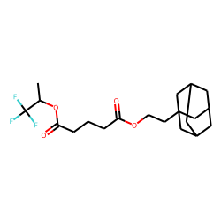 Glutaric acid, 2-(adamant-1-yl)ethyl 1,1,1-trifluoroprop-2-yl ester