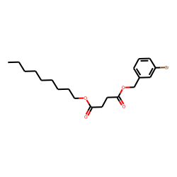 Succinic acid, 3-bromobenzyl nonyl ester