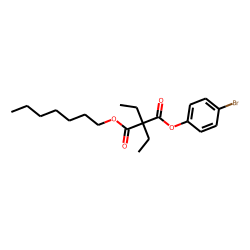 Diethylmalonic acid, 4-bromophenyl heptyl ester