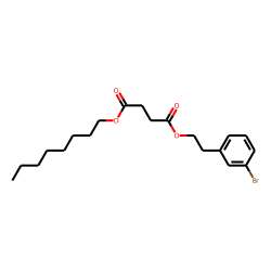 Succinic acid, 3-bromophenethyl octyl ester