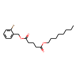 Glutaric acid, 2-bromobenzyl octyl ester