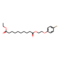 Sebacic acid, 2-(4-bromophenoxy)ethyl ethyl ester