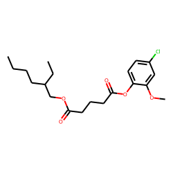 Glutaric acid, 2-ethylhexyl 4-chloro-2-methoxyphenyl ester