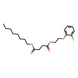 Succinic acid, 2-(2-chlorophenoxy)ethyl octyl ester