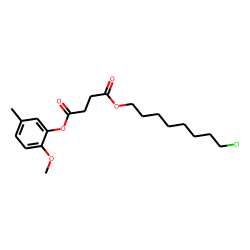 Succinic acid, 8-chlorooctyl 2-methoxy-5-methylphenyl ester