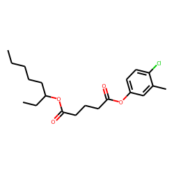 Glutaric acid, 4-chloro-3-methylphenyl 3-octyl ester