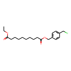 Sebacic acid, 4-(chloromethyl)benzyl ethyl ester