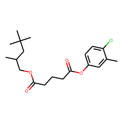 Glutaric acid, 4-chloro-3-methylphenyl 2,4,4-trimethylpentyl ester
