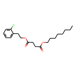 Succinic acid, 2-chlorophenethyl octyl ester