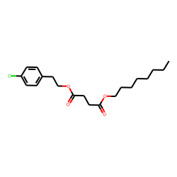 Succinic acid, 4-chlorophenethyl octyl ester