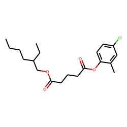 Glutaric acid, 2-ethylhexyl 2-methyl-4-chlorophenyl ester