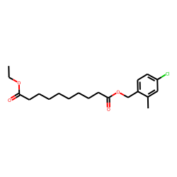 Sebacic acid, 4-chloro-2-methylbenzyl ethyl ester