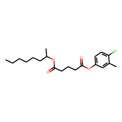 Glutaric acid, 4-chloro-3-methylphenyl 2-octyl ester