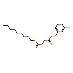 Succinic acid, 3-chlorobenzyl nonyl ester