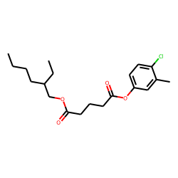 Glutaric acid, 4-chloro-3-methylphenyl 2-ethylhexyl ester