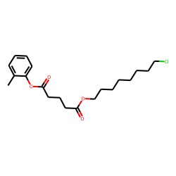Glutaric acid, 8-chlorooctyl 2-methylphenyl ester