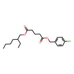 Glutaric acid, 2-ethylhexyl 4-chlorobenzyl ester