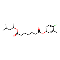 Pimelic acid, 4-chloro-3-methylphenyl 4-methyl-2-pentyl ester