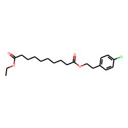 Sebacic acid, 4-chlorophenethyl ethyl ester