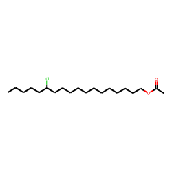 1-Octadecanol, 13-chloro, acetate