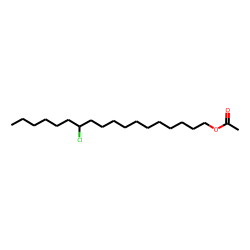 1-Octadecanol, 12-chloro, acetate