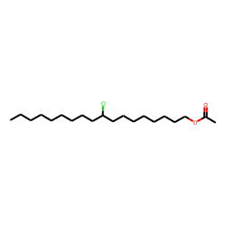 1-Octadecanol, 9-chloro, acetate