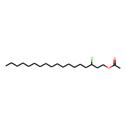 1-Octadecanol, 3-chloro, acetate