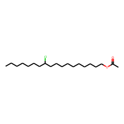 1-Octadecanol, 11-chloro, acetate