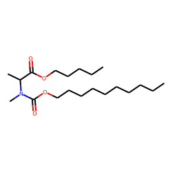 DL-Alanine, N-methyl-N-decyloxycarbonyl-, pentyl ester